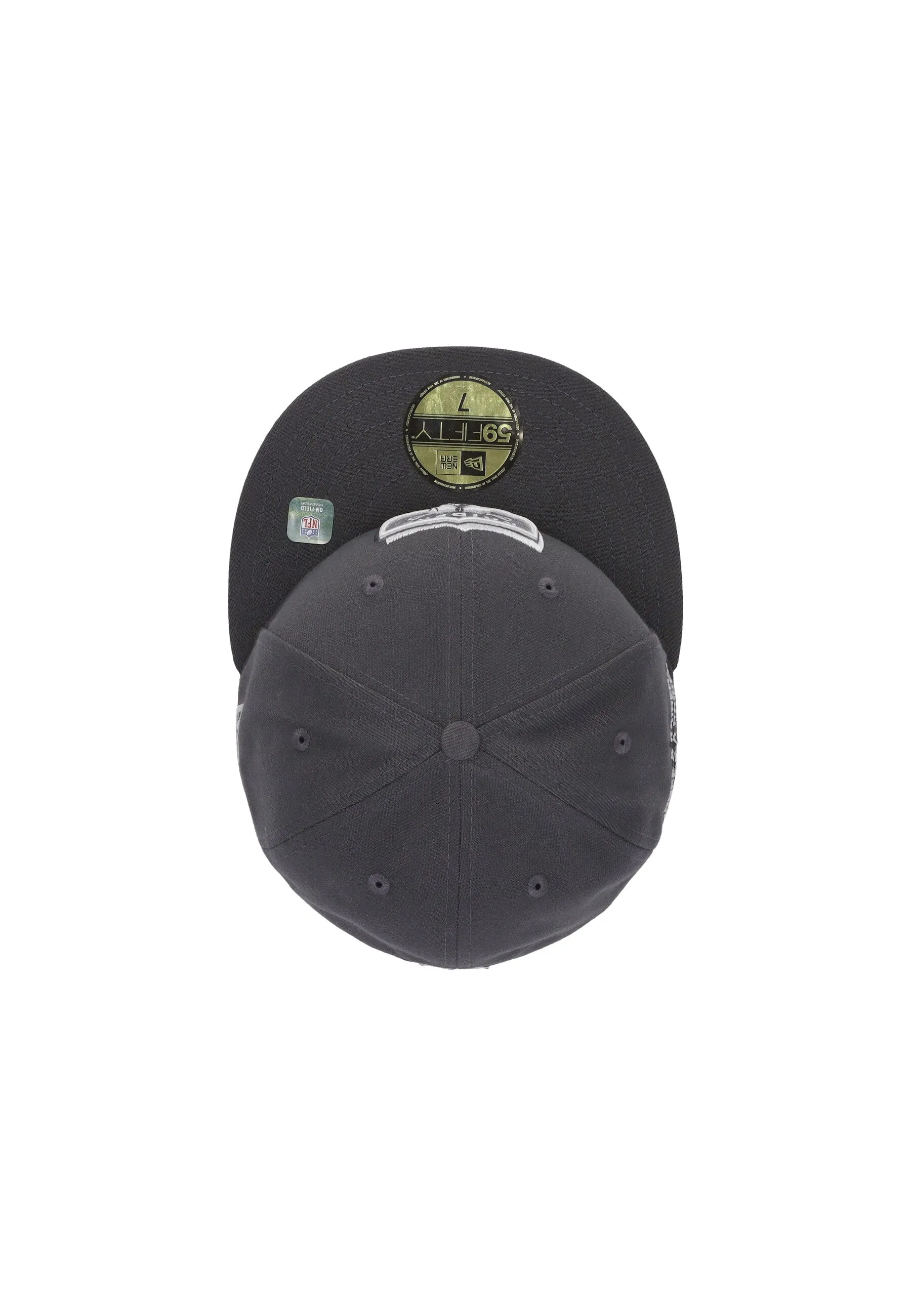Cappellino Visiera Piatta Uomo Nfl Draft 2024 5950 Lasrai Graphite