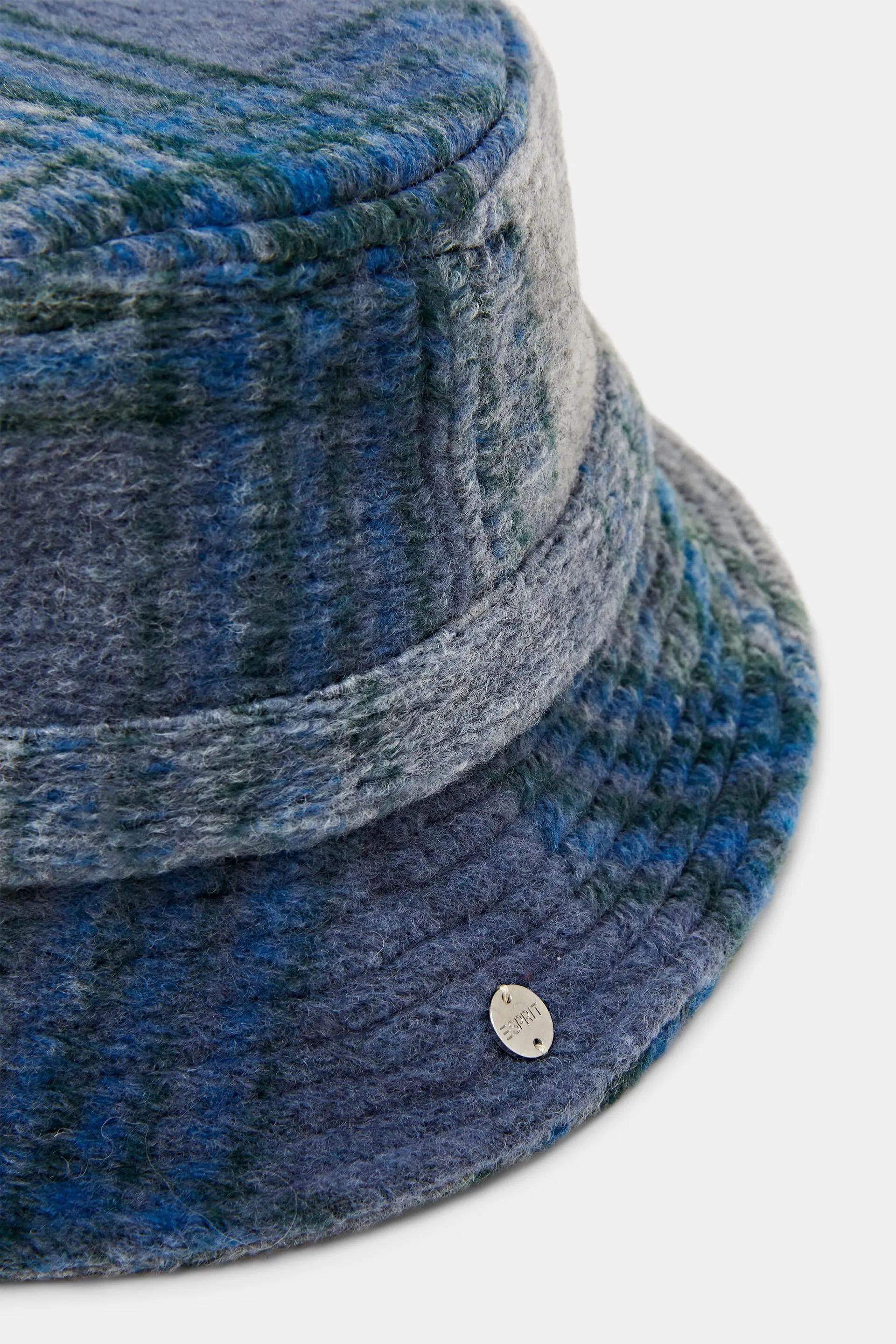 Cappello da pescatore spazzolato a quadri
