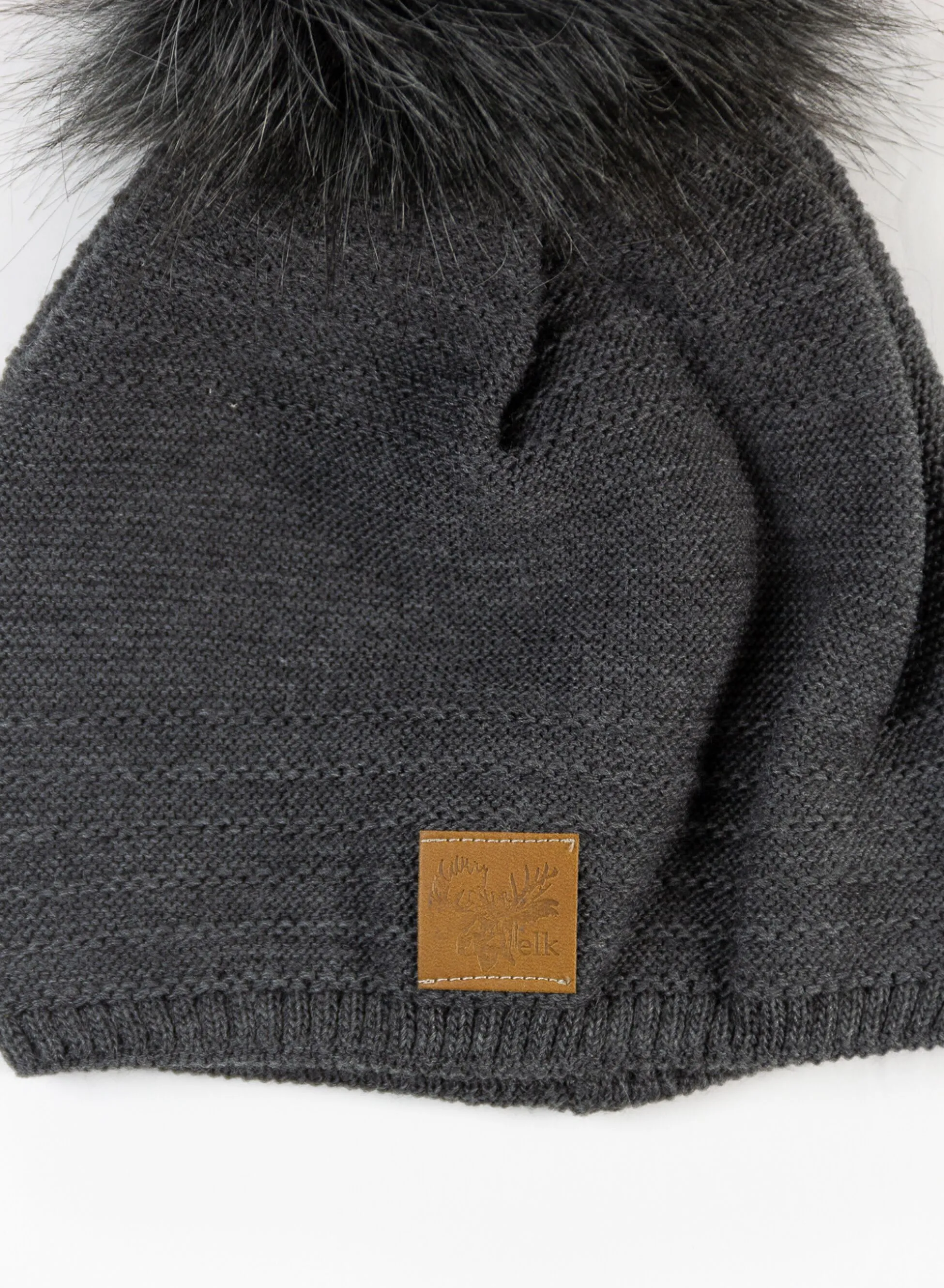 cappello rasato pon pon maglia