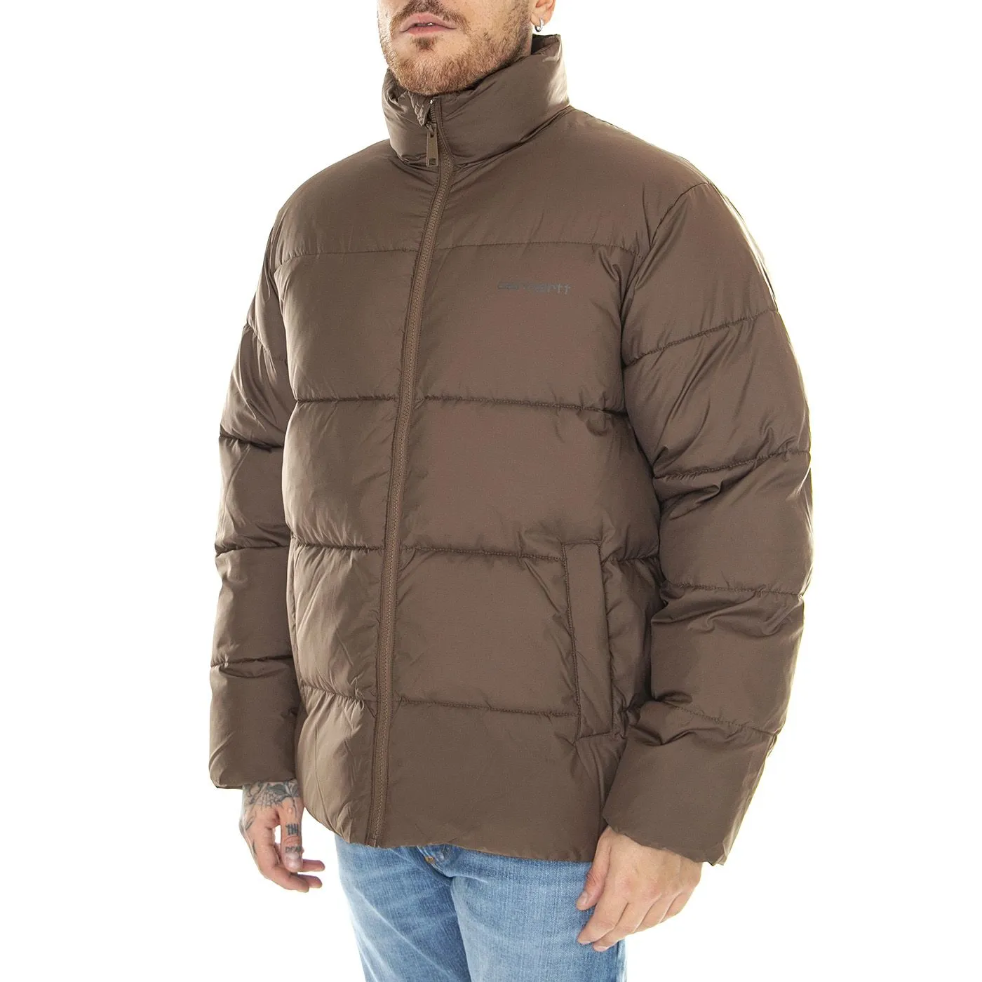 CARHARTT WIP Springfield Jacket Tamarind / Buckeye - Giacca Invernale Uomo Marrone    