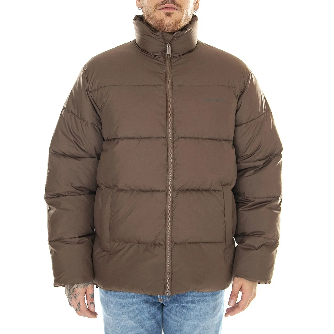 CARHARTT WIP Springfield Jacket Tamarind / Buckeye - Giacca Invernale Uomo Marrone    