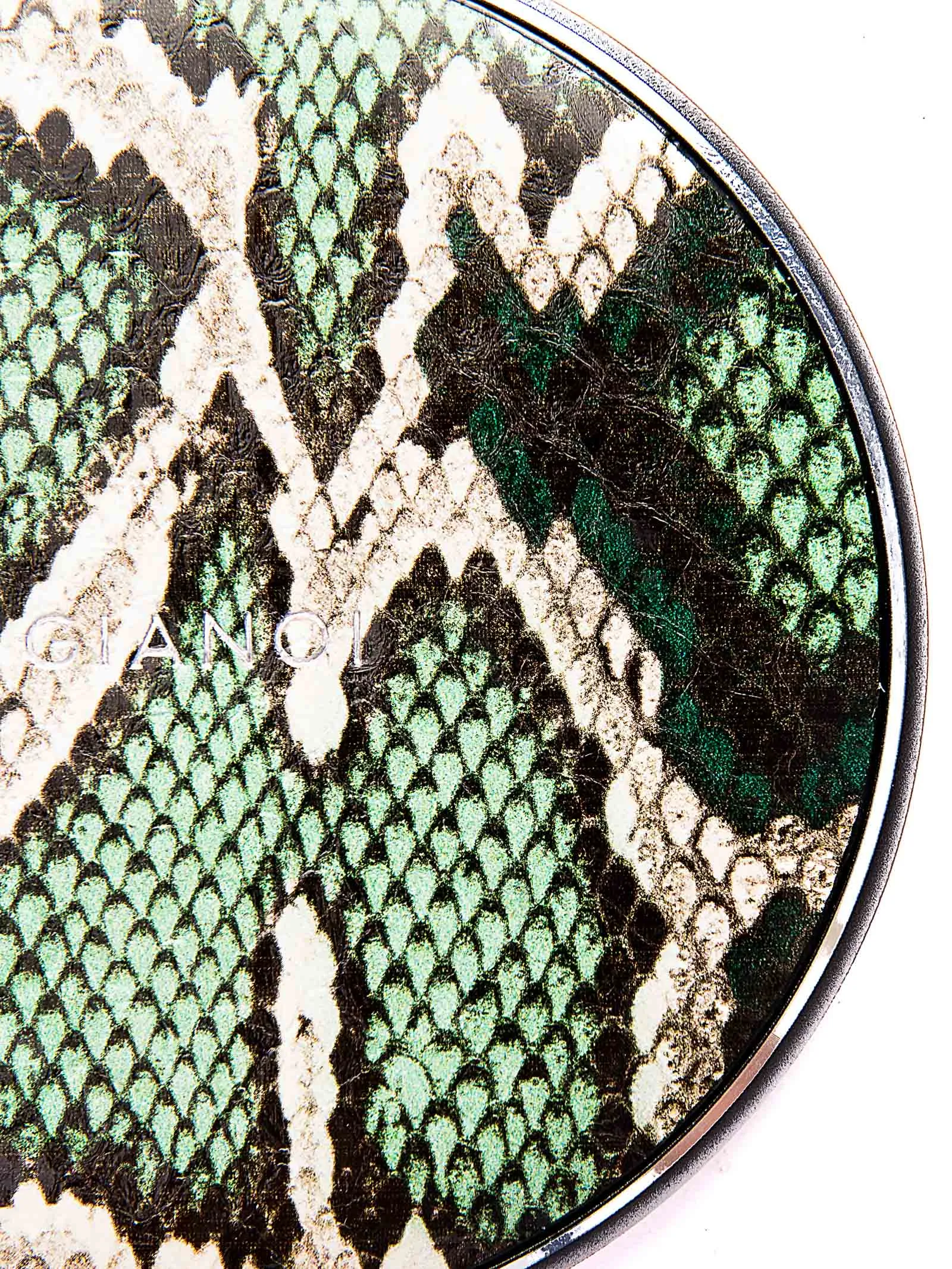 CARICABATTERIE WIRELESS IN PELLE EFFETTO SNAKE