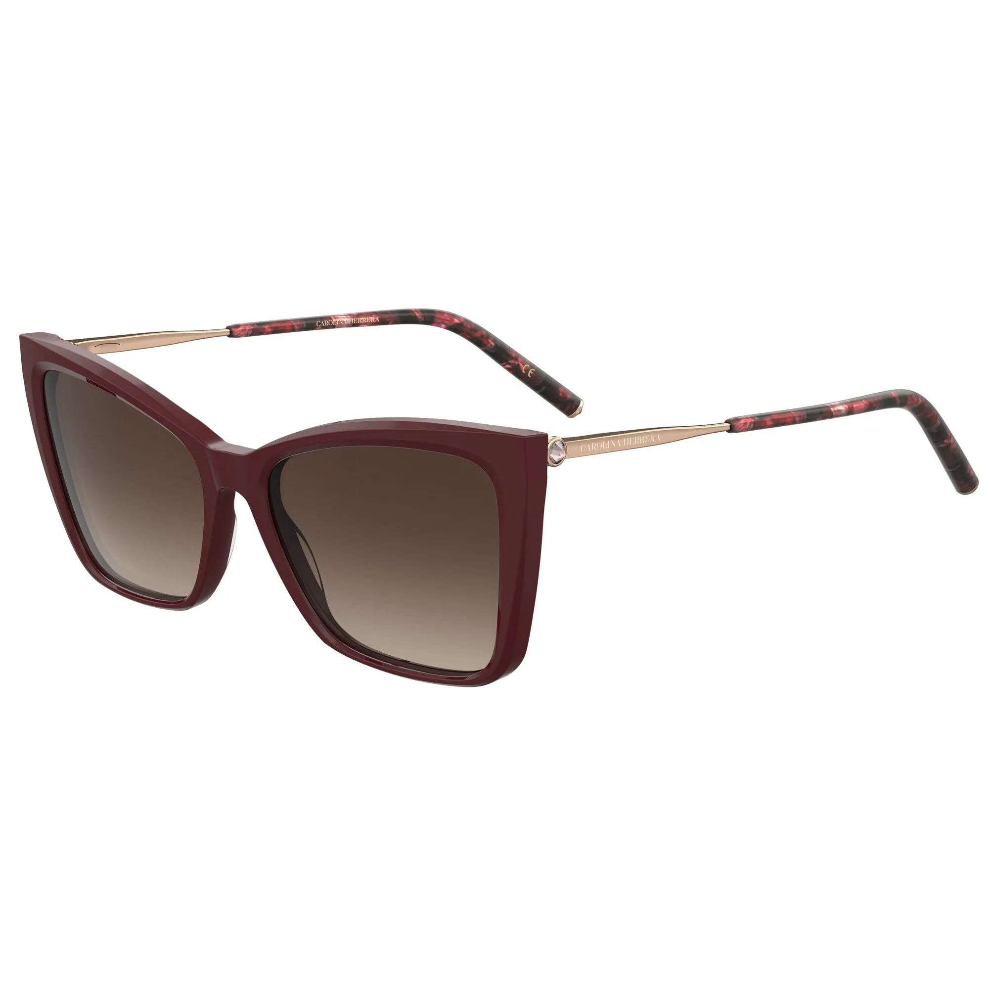   Carolina Herrera HER 0180/S - 6K3 HA Oro Bordeaux | Occhiale Da Sole Donna 