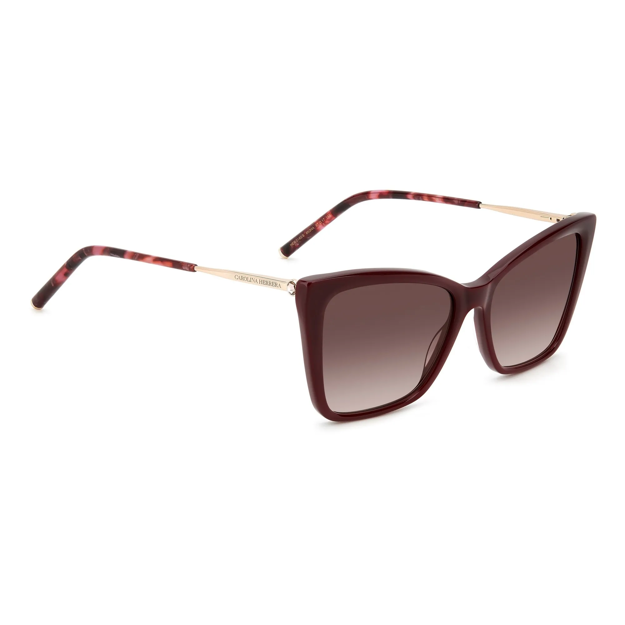   Carolina Herrera HER 0180/S - 6K3 HA Oro Bordeaux | Occhiale Da Sole Donna 