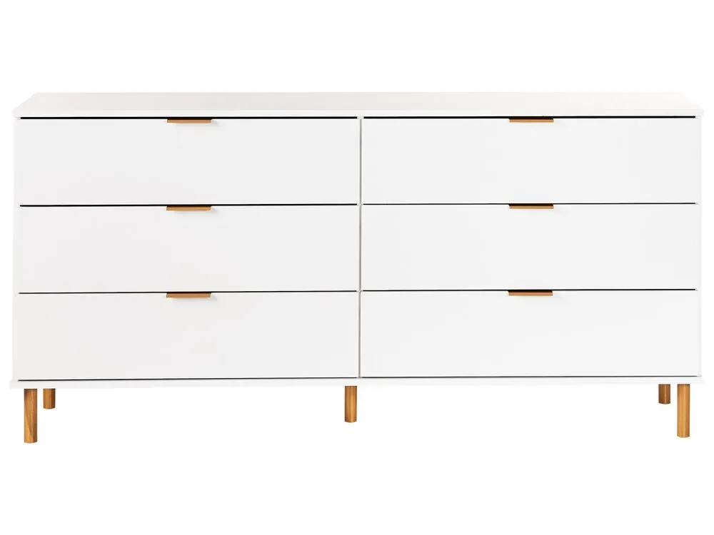 Cassettiera 6 cassetti bianco WALPOLE