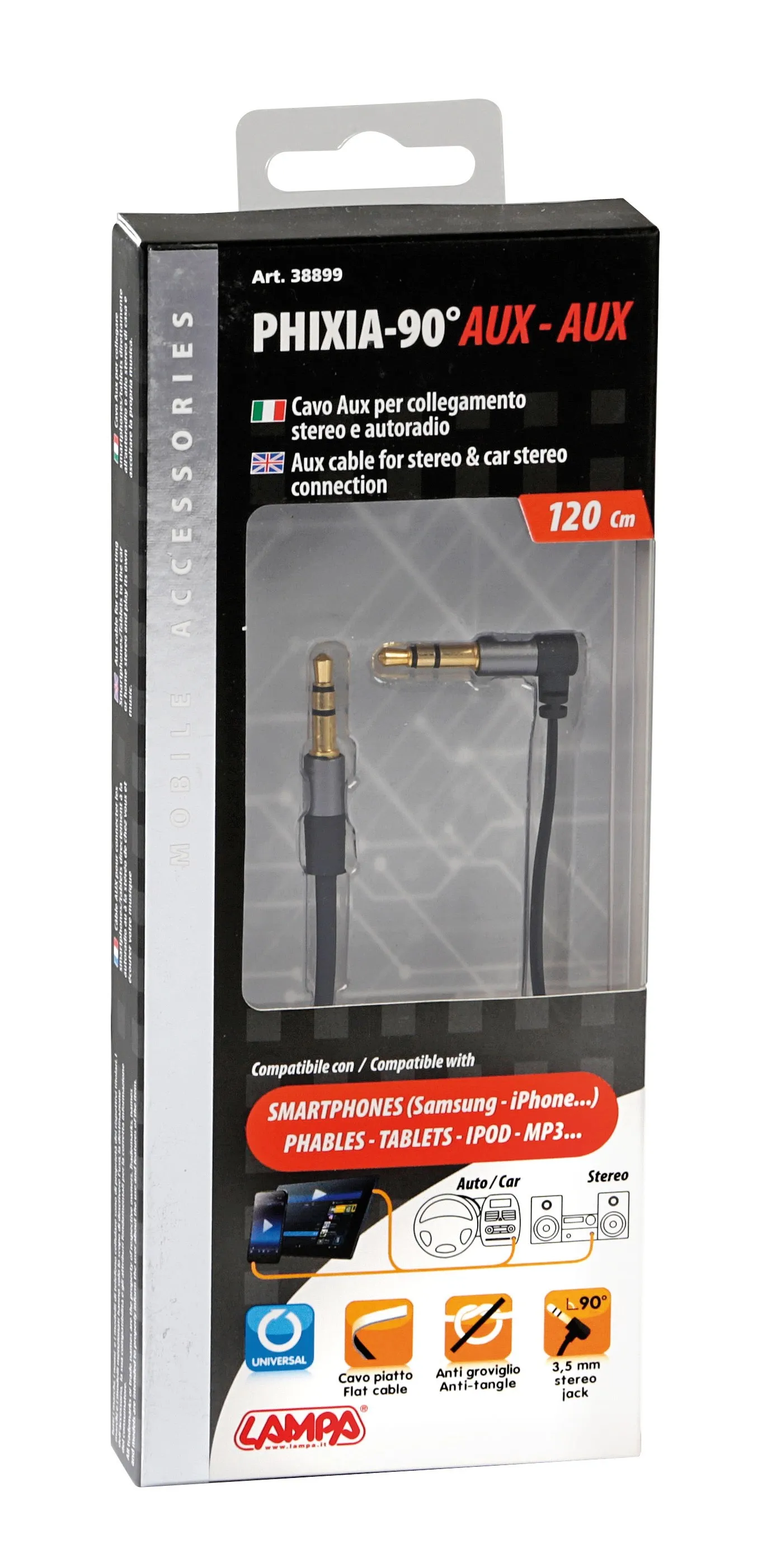 Cavo cm120 per collegamento stereo e autoradio