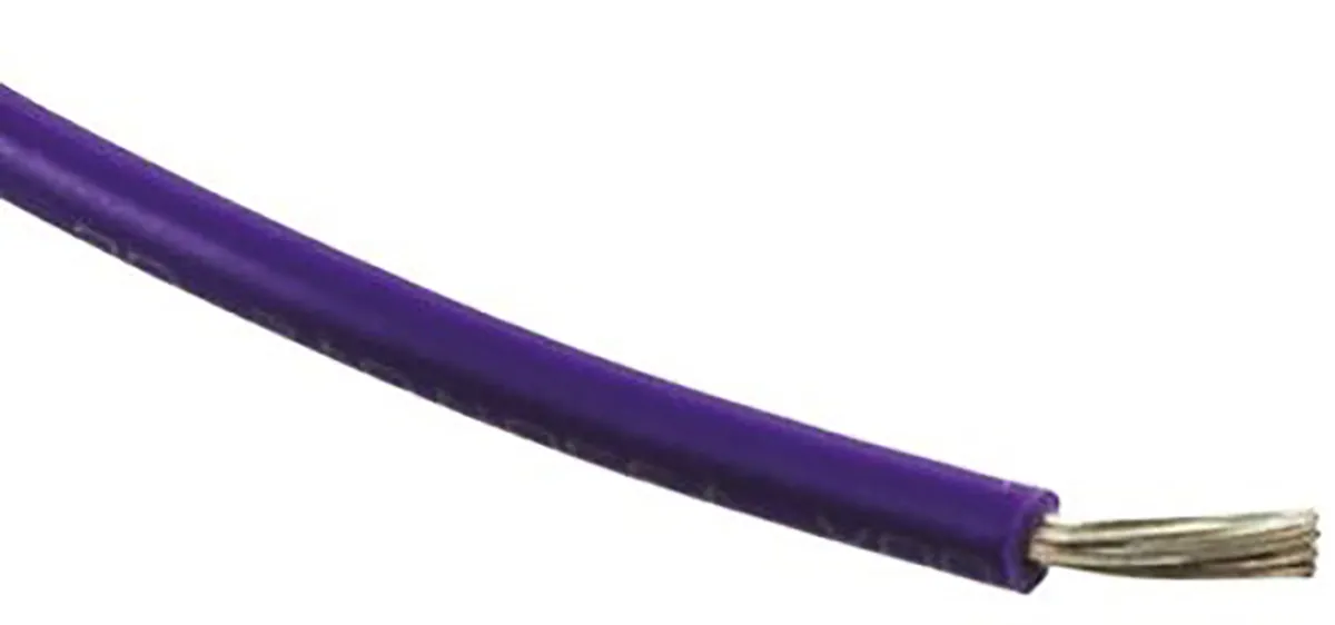 Cavo di collegamento apparecchiature H07V2-K RS PRO, 4mm², 12AWG, 1 kV, 100m, Porpora