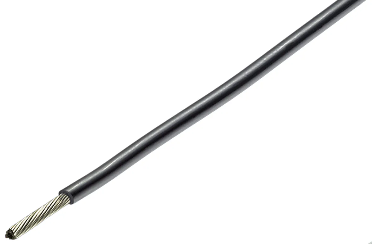 Cavo di collegamento apparecchiature TE Connectivity, 3 mm², 12 AWG, 600 V, 100m, Nero