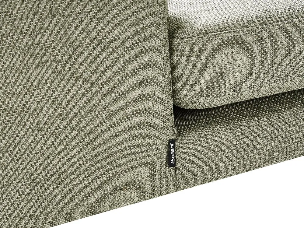 Chaise longue tessuto verde lato destro EWRON