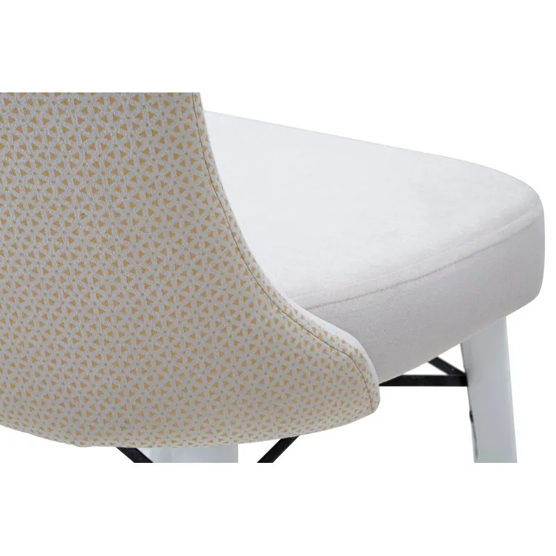 Charme 1921 Sedia Mimoza Crema Set 2pz cm 40x65x99