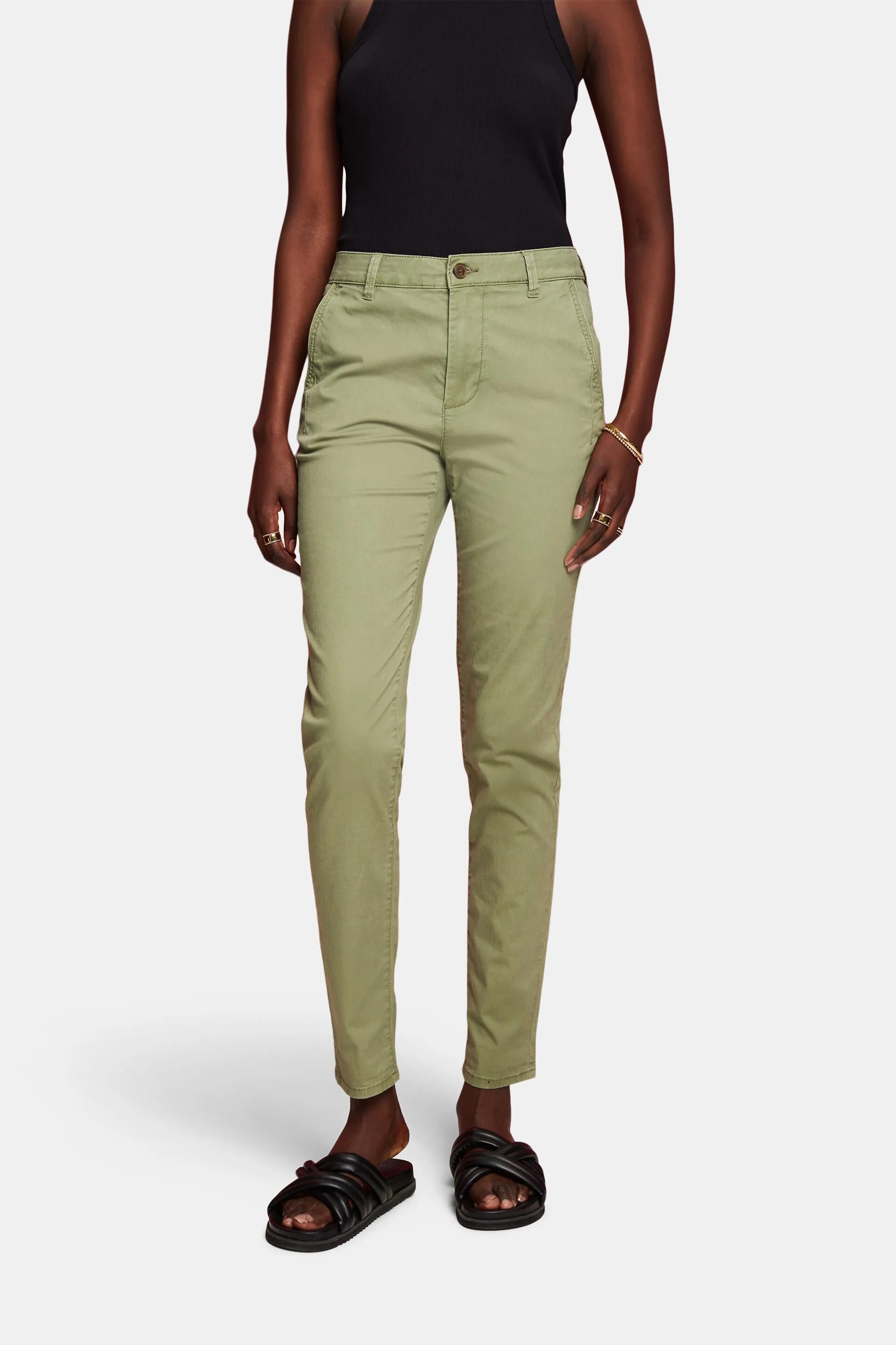Chino in cotone stretch