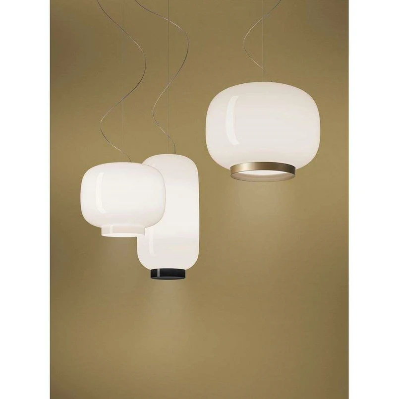 Chouchin 2 Reverse Lampada a Sospensione Bianco/Nero - Foscarini | Acquista online