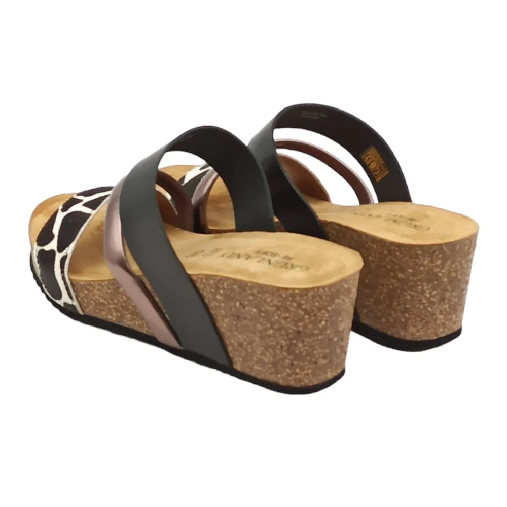 Ciabatta Donna Grunland CB3060-70 ERSI Nero-Multi