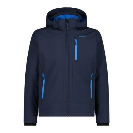 CMP   uomo    Giacca in softshell con cappuccio staccabile - col. 03NR