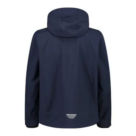 CMP   uomo    Giacca in softshell con cappuccio staccabile - col. 03NR