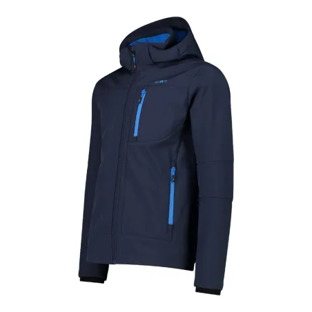 CMP   uomo    Giacca in softshell con cappuccio staccabile - col. 03NR
