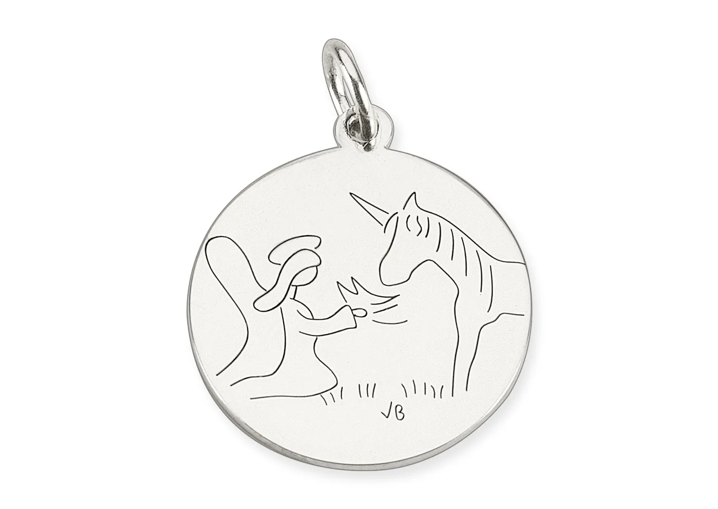 COLLANA CORDINO BIANCO CON ANGELO