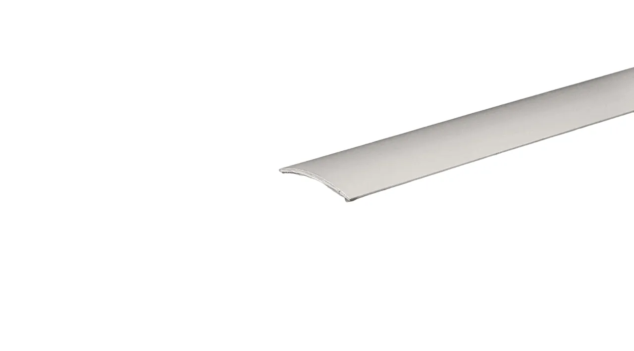 Coprigiunti per pavimenti in alluminio argento satinato 2700x30x3 mm