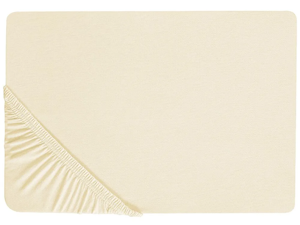 Coprimaterasso elasticizzato JANBU Cotone 180x200 cm Beige