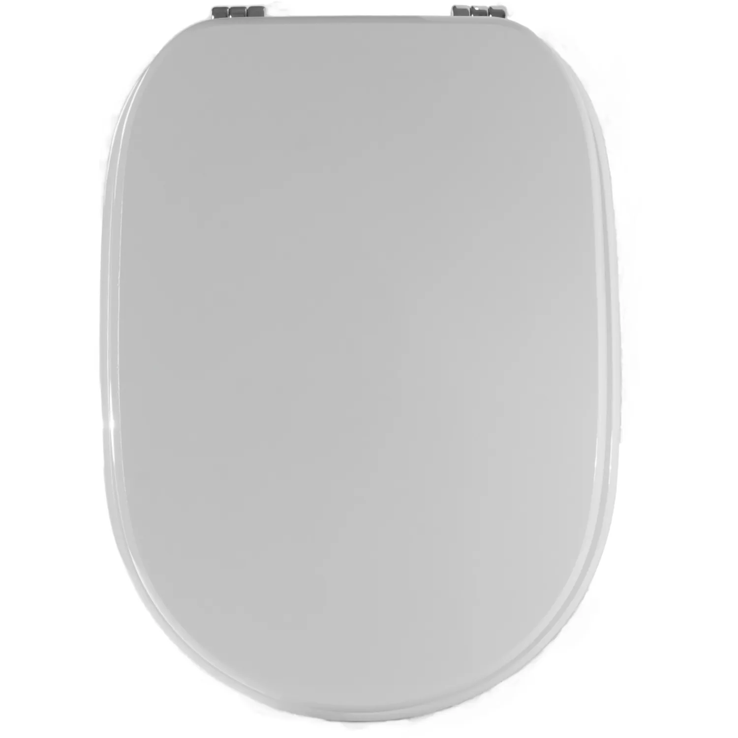 Copriwater ovale Sintesi in mdf bianco