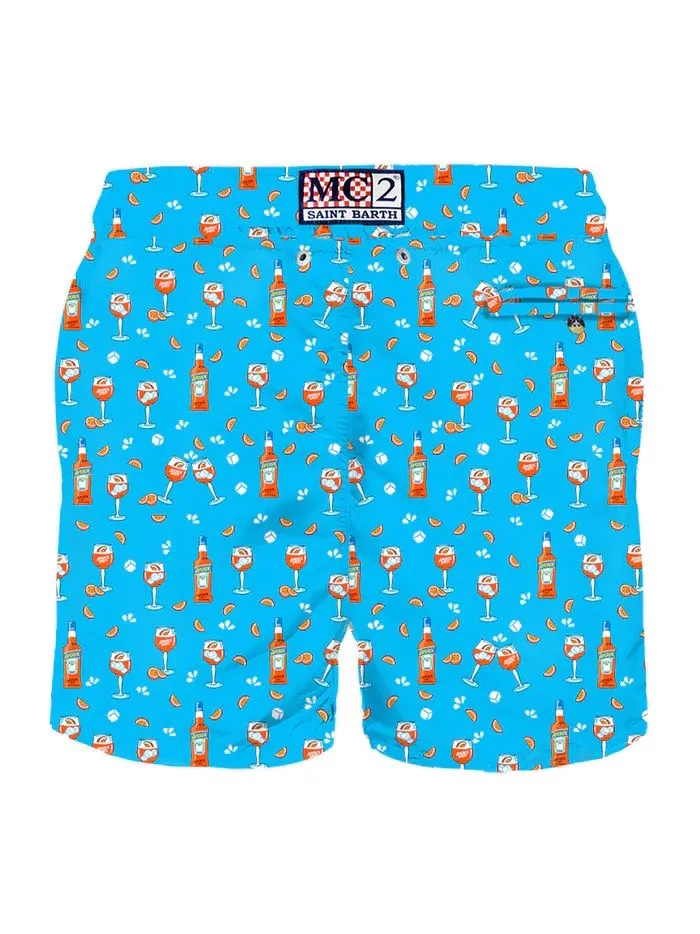 COSTUME DA BAGNO APEROL SPRITZ IN TESSUTO LEGGERO