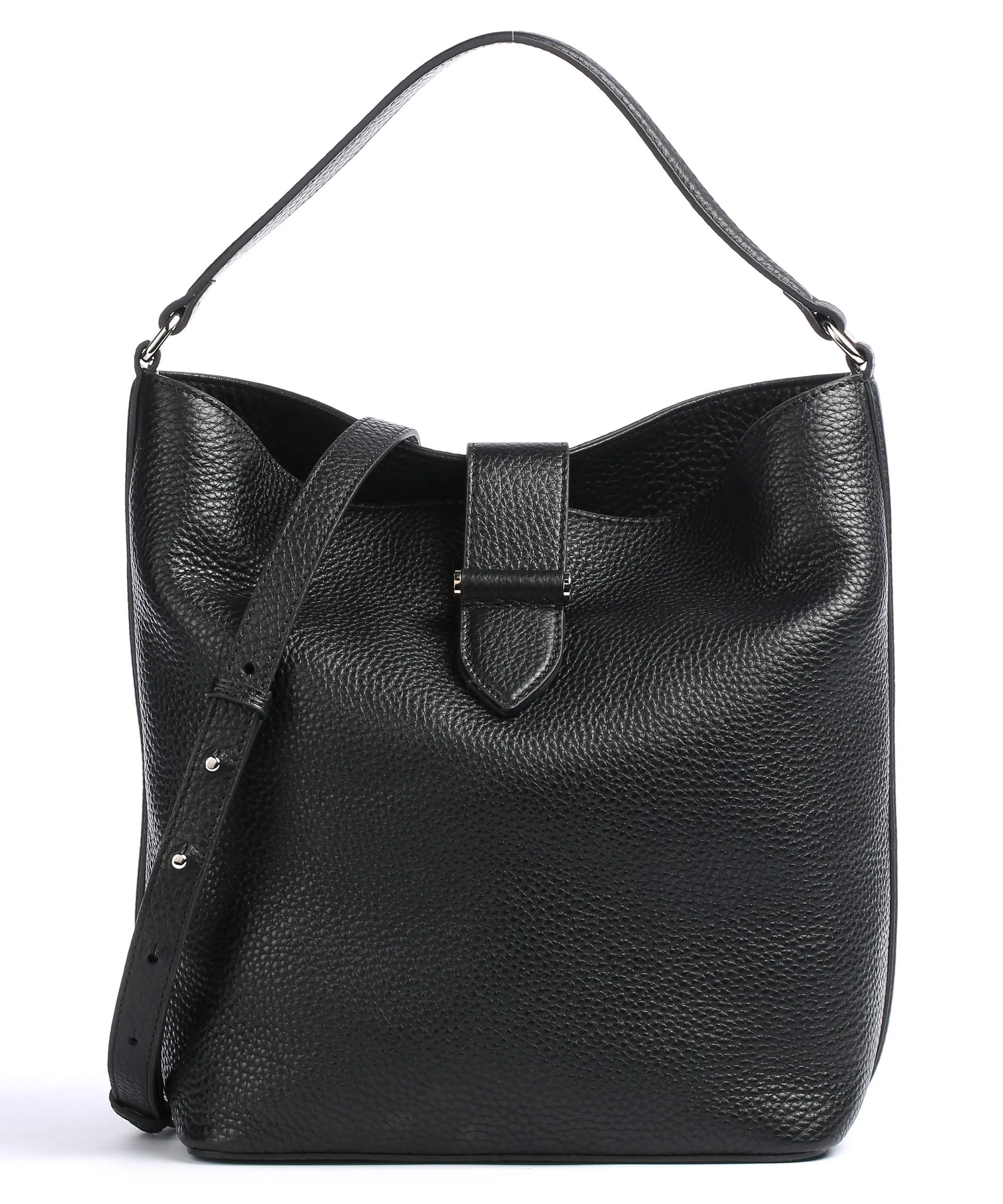  Decadent Copenhagen Lois Borsa hobo pelle granulata nero  