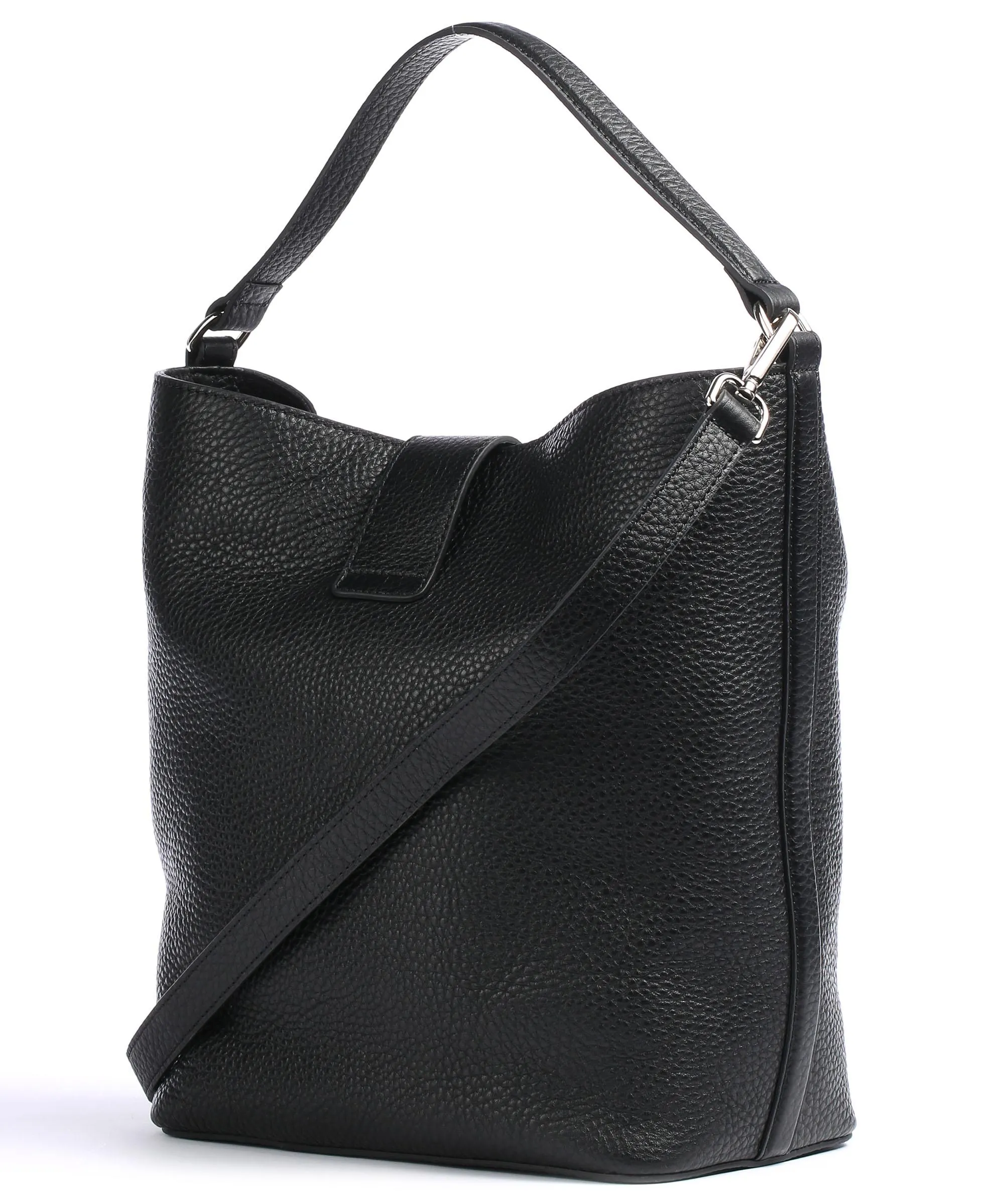  Decadent Copenhagen Lois Borsa hobo pelle granulata nero  