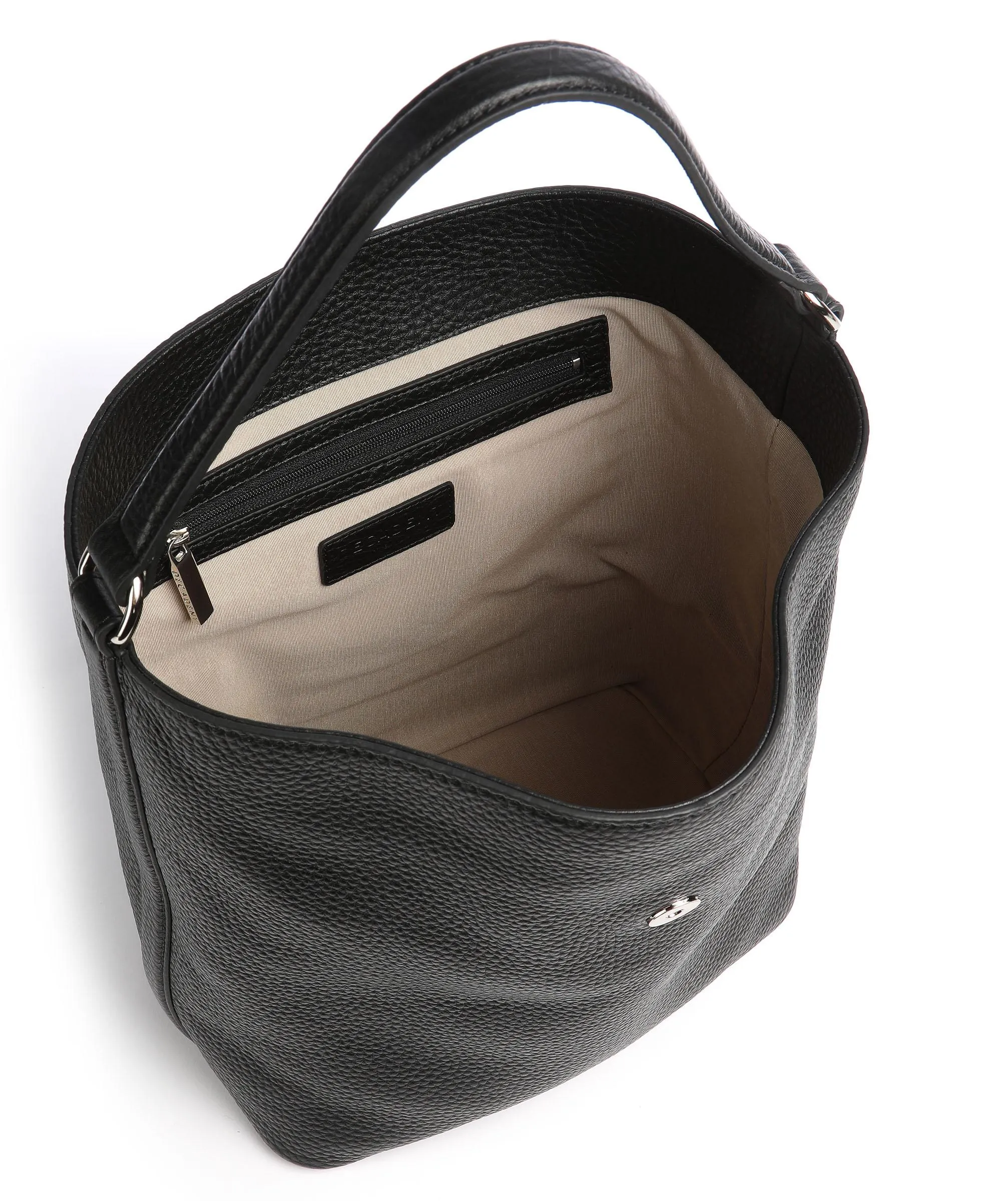  Decadent Copenhagen Lois Borsa hobo pelle granulata nero  