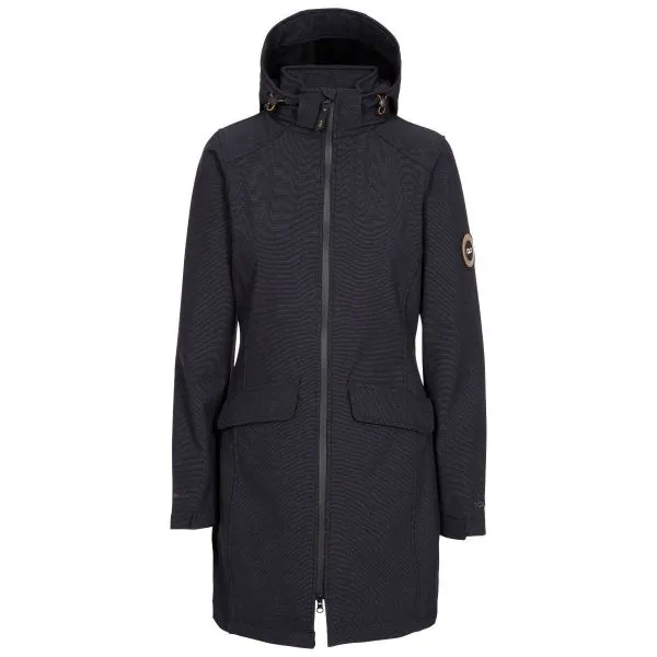 DLX MARIA BLACK MARL giaccone lungo softshell invernale donna