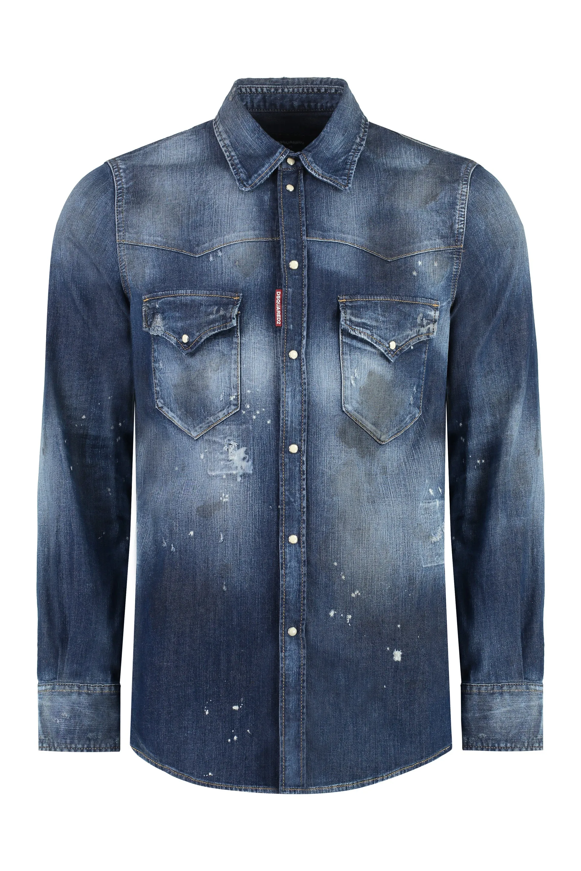 Dsquared2 Camicia Fashion Western in denim