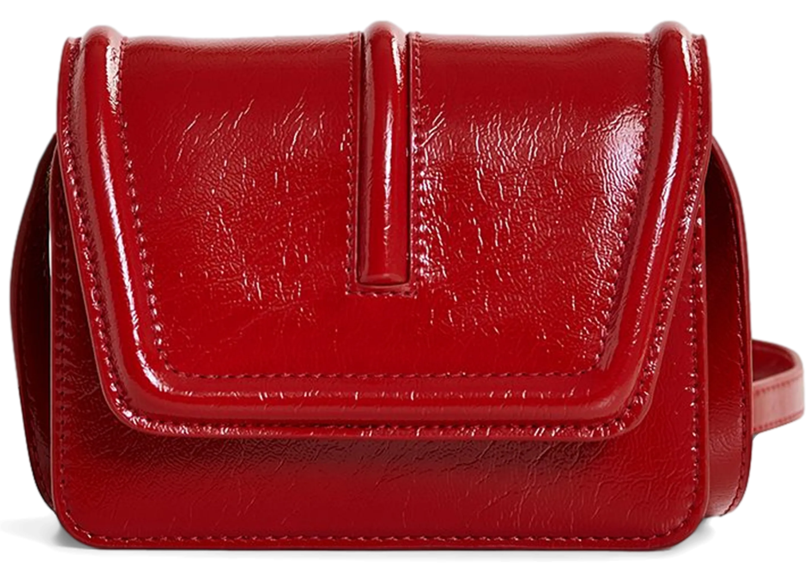 ESSENTIEL ANTWERP   GEENA - Borsa a tracolla in vernice | Rosso