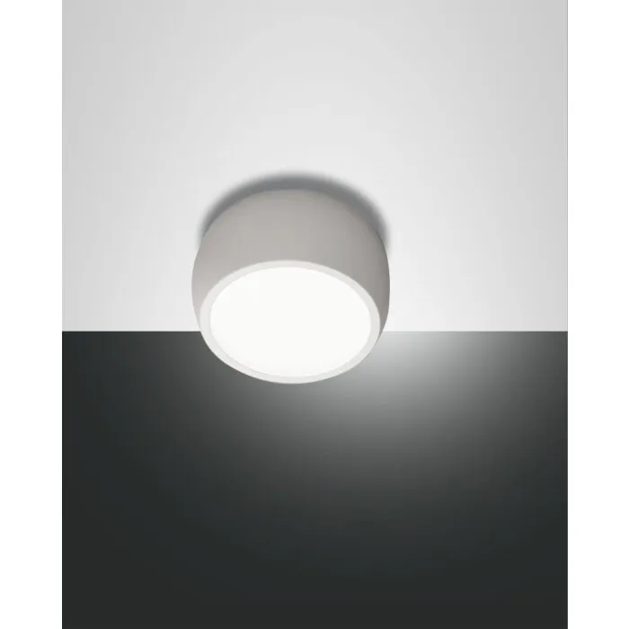Fabas Luce Vasto Plafoniera LED Bianco, 1-Luce