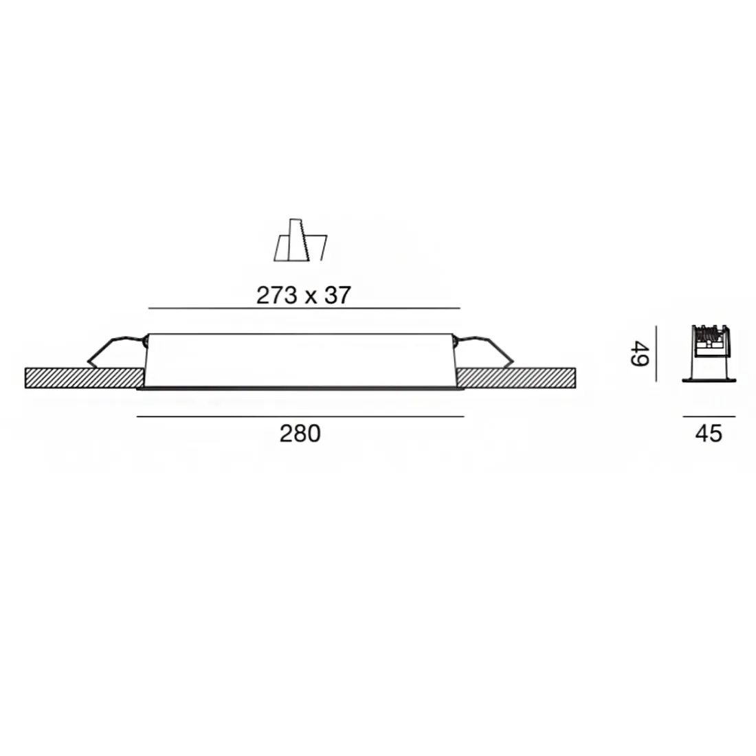 Faretto incasso bianco alluminio Gea Led GFA1121N LED 4000K 1650LM moderno led integrato
