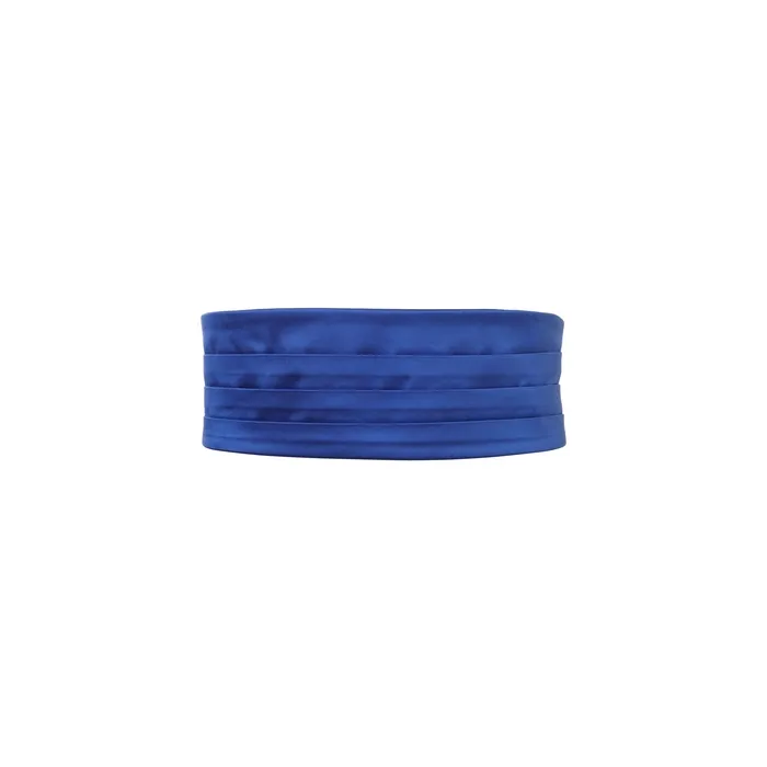 Fascia di cotone di qualità finemente satinata, blu cobalto