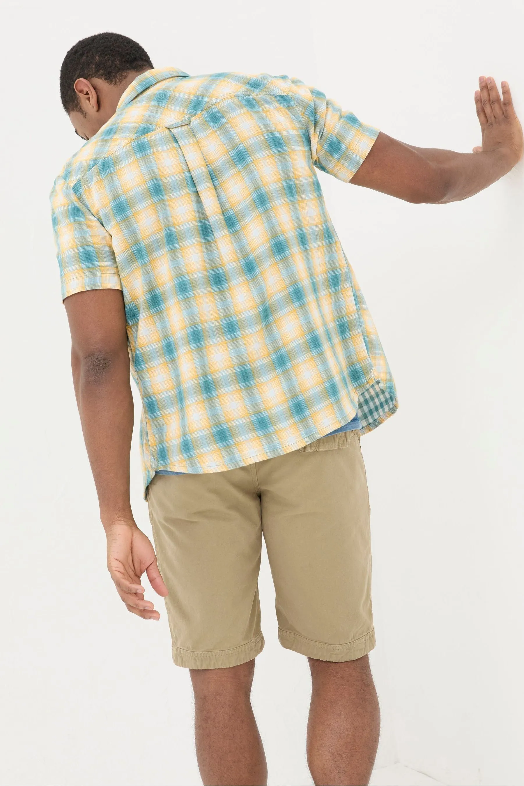 FatFace - Manica corta Chatley - Camicia A quadri a righe