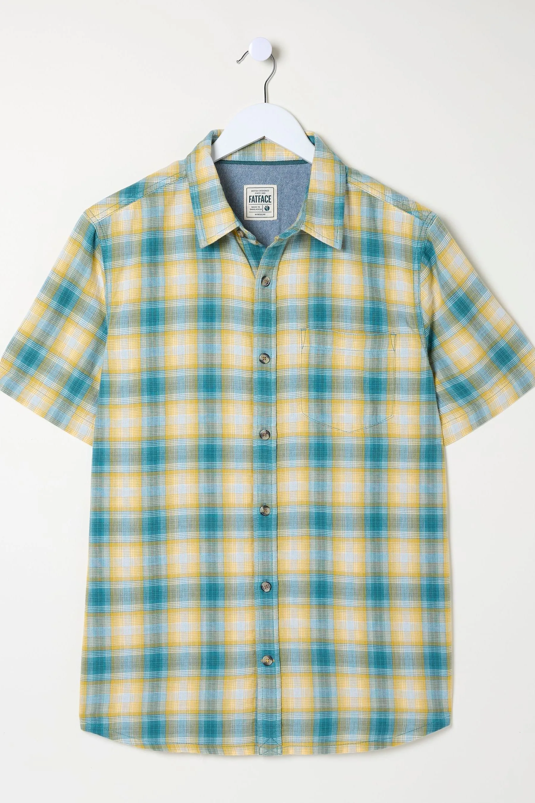 FatFace - Manica corta Chatley - Camicia A quadri a righe