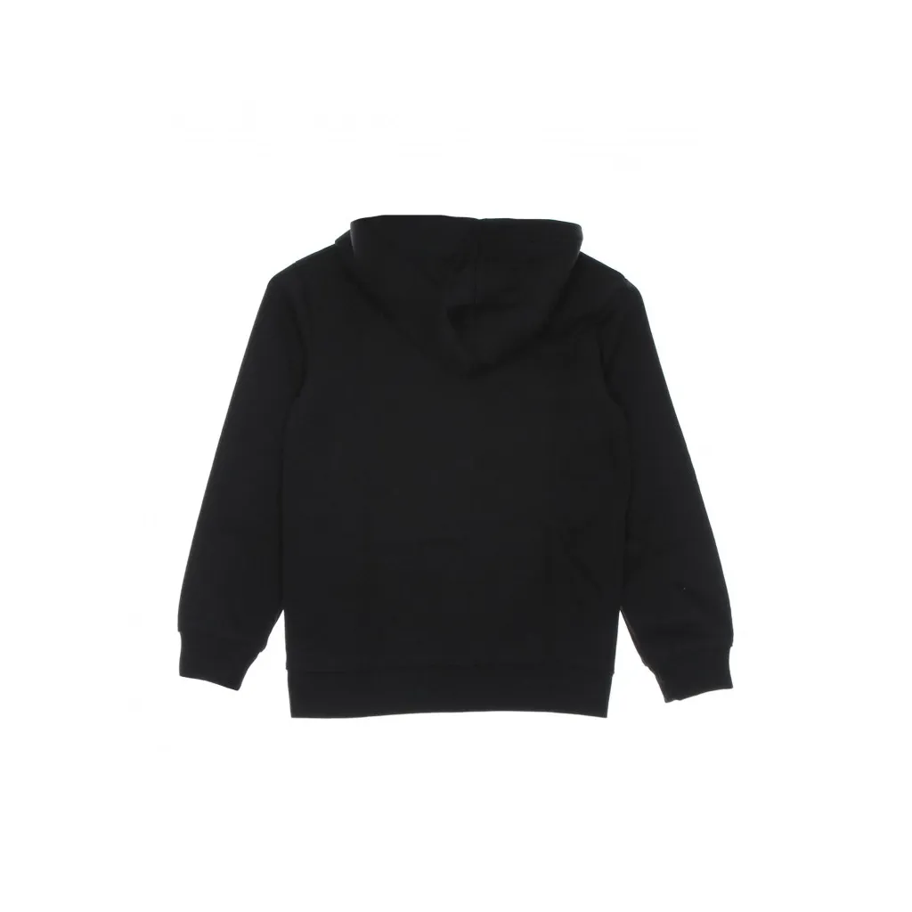 felpa cappuccio bambino metallic htbrid gifting hoodie BLACK