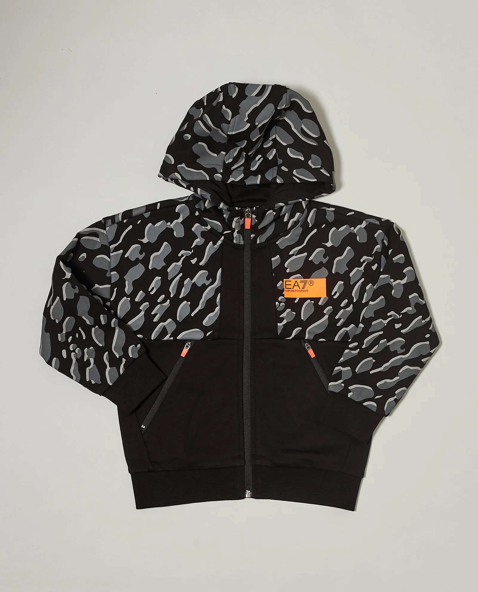 Felpa EA7 Graphic Series Boy in misto cotone
