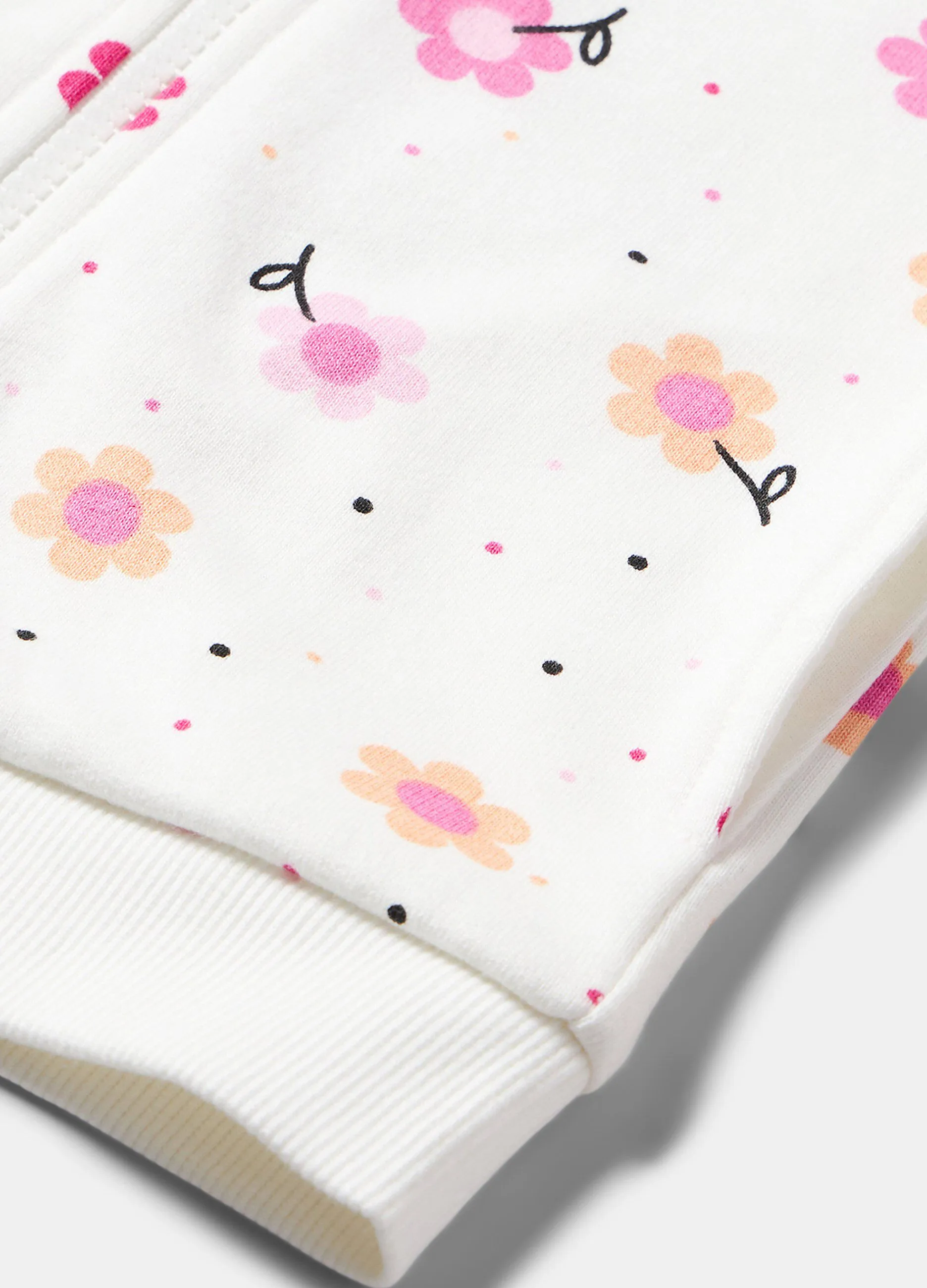 Felpa full zip con cappuccio neonata