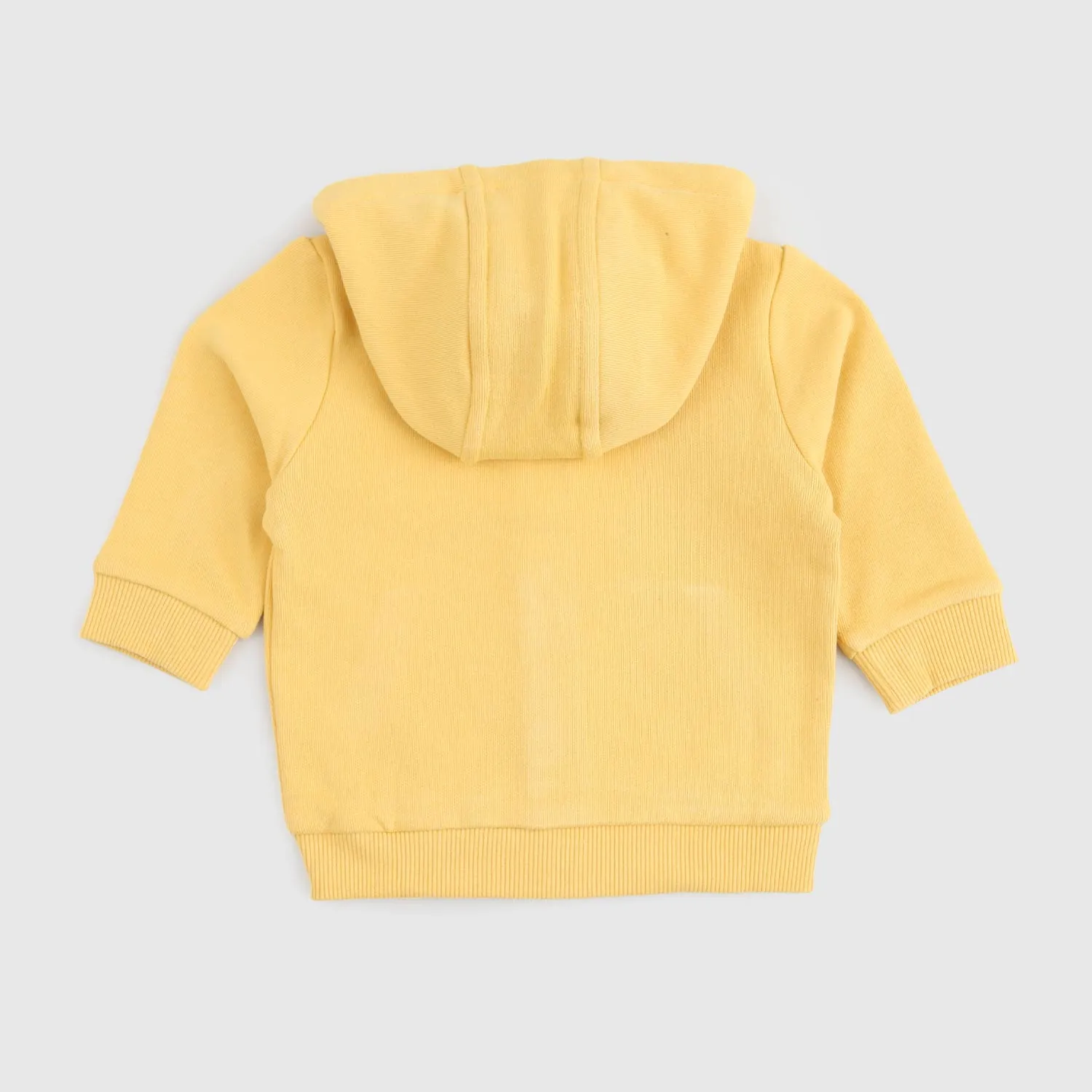 Felpa Gialla Bambino Con Zip