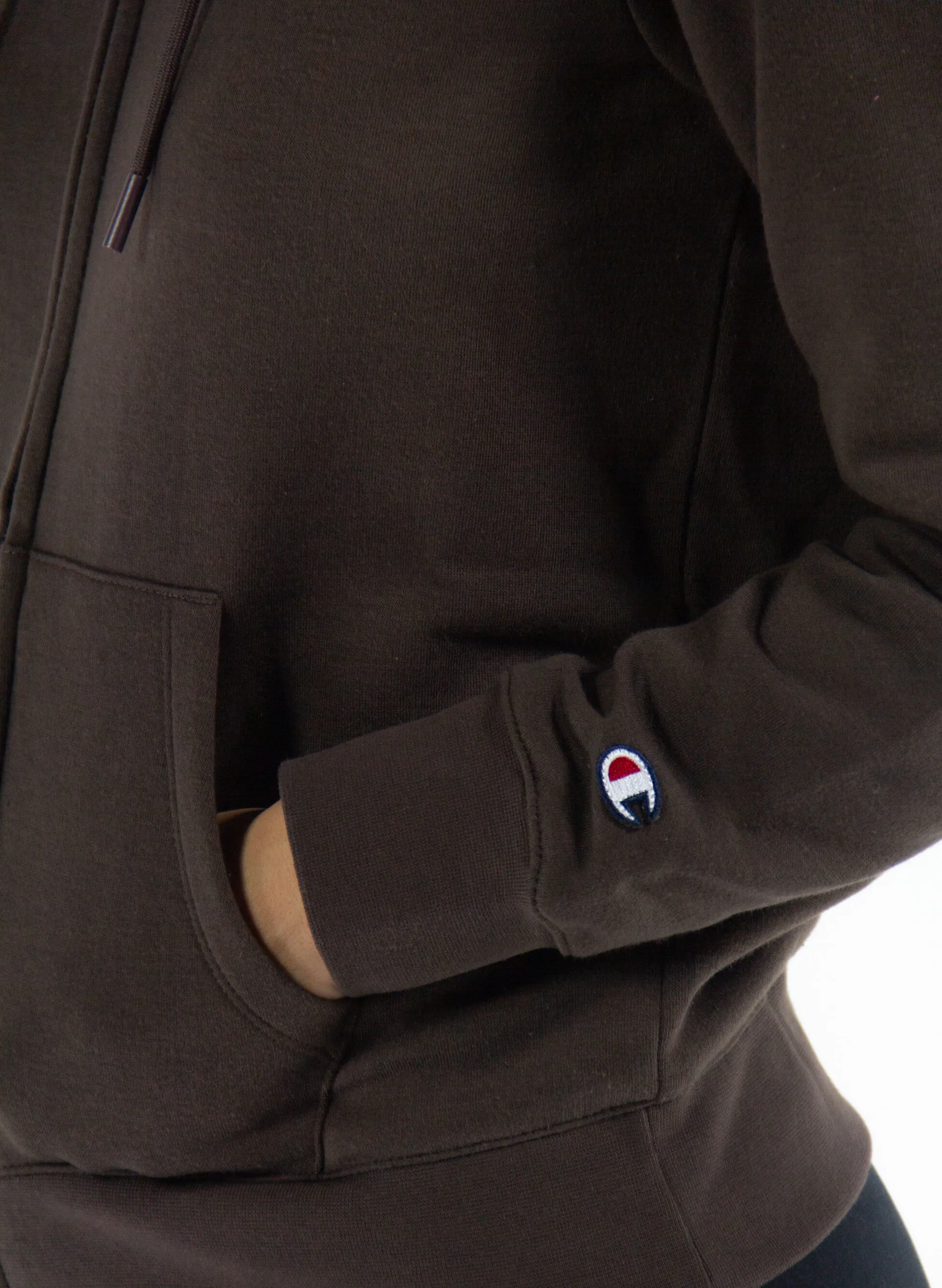 felpa lull zip con cappuccio