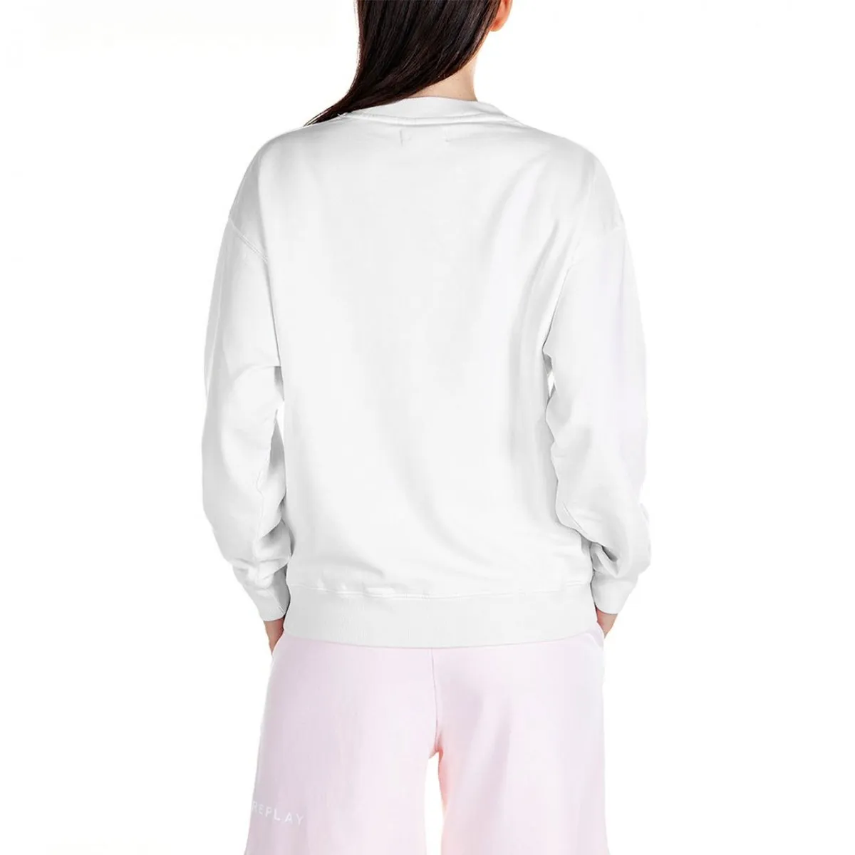 Felpa oversize BIO PACK, Bianco