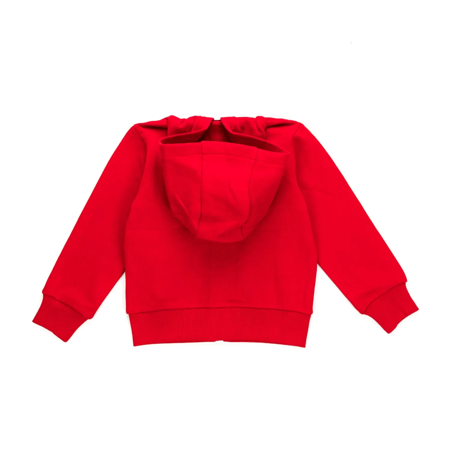 Felpa Rossa Con Zip Bambino Teen