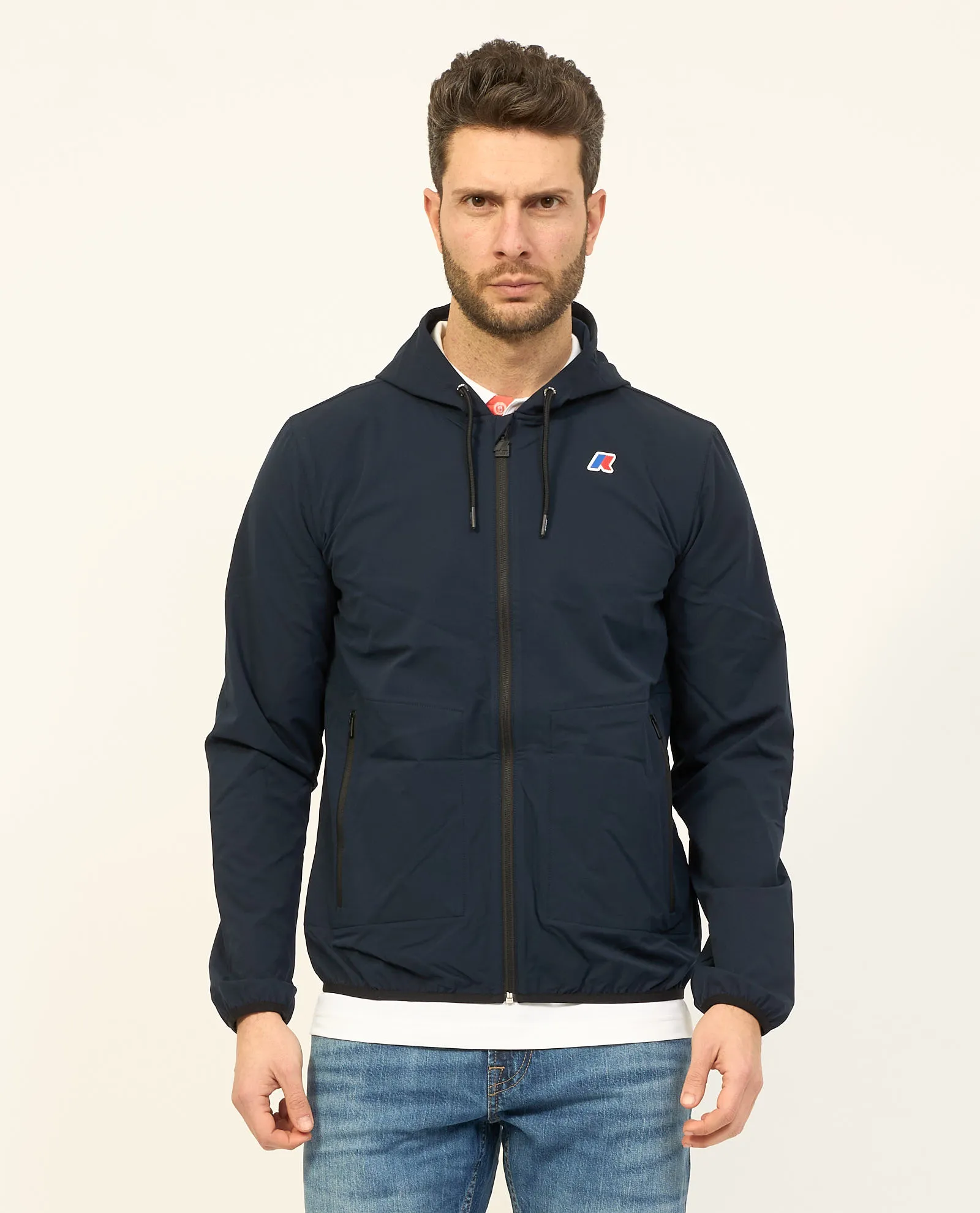 Felpa uomo K-way Jourdain con cappuccio e logo