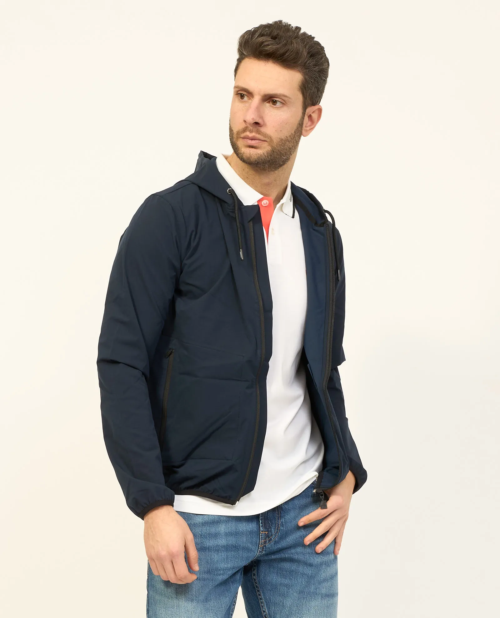 Felpa uomo K-way Jourdain con cappuccio e logo