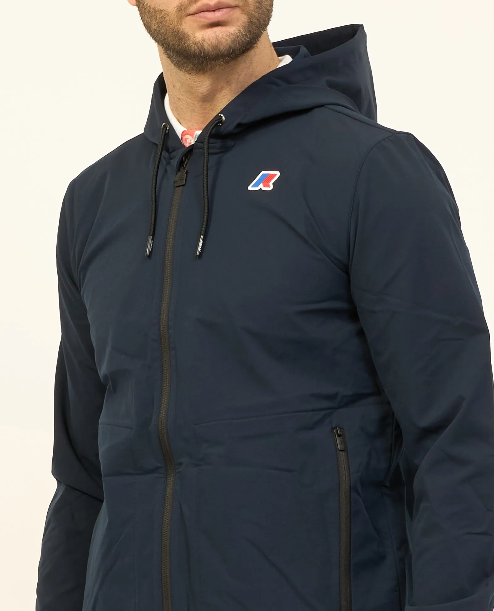Felpa uomo K-way Jourdain con cappuccio e logo