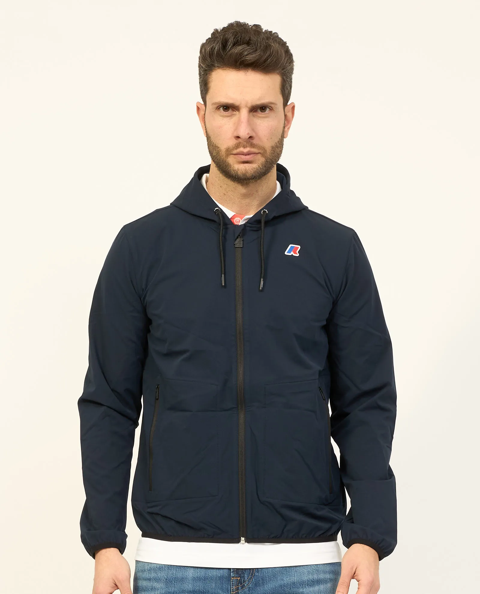 Felpa uomo K-way Jourdain con cappuccio e logo