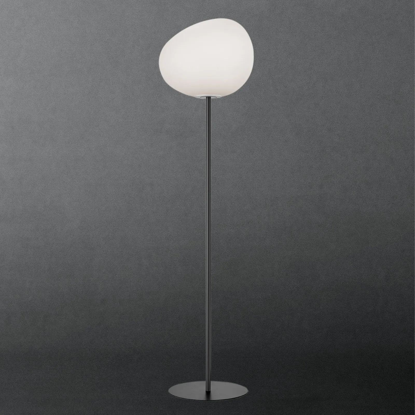 Foscarini Gregg grande da terra, 186 cm, grafite