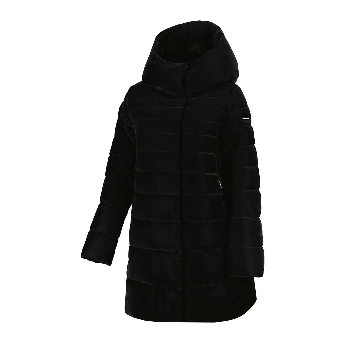      FREEDOMDAY PIUMINO LUNGO VELOUR CON CAPPUCCIO AURA DONNA  