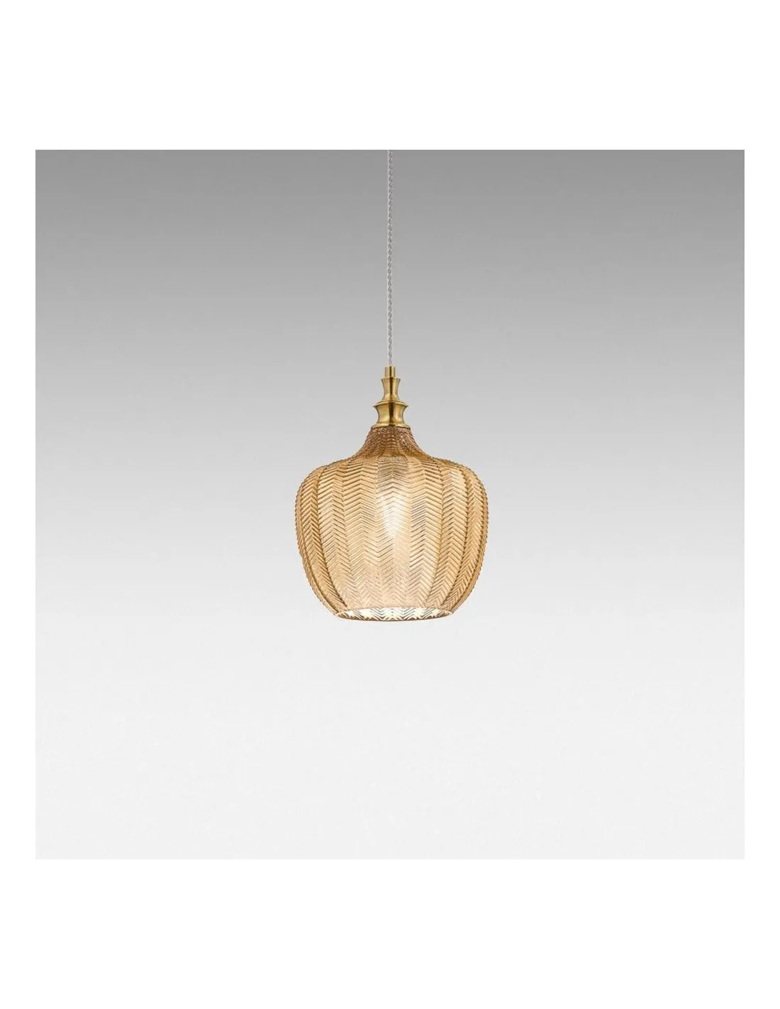 Gea Luce Cleofe S/10 Ambra lampada a sospensione